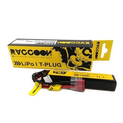 BATERÍA RACCOON PRO 1000MAH 25/50C 11.1V STICK