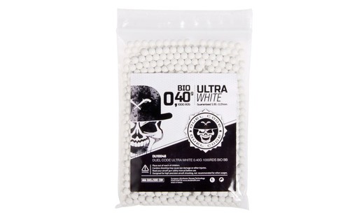 Bio Bb Ultra White 0.40g 1000rds Duel Code