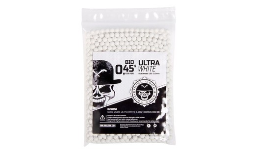 Bio Bb Ultra White 0.45g 1000rds Duel Code