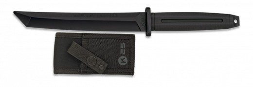 Cuchillo K25 Entrenamiento Negro. 18.4cm