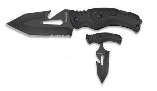 Cuchillo Tactico Skinner Albainox. Negro