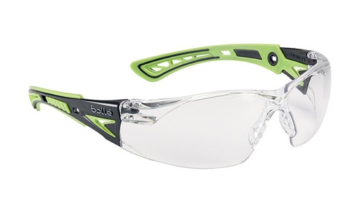 Gafas Bolle Rush+ Pc Transparente Verde