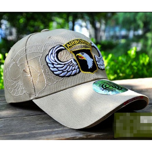 GORRA BÉISBOL U.S. 101ST AIRBORNE TAN