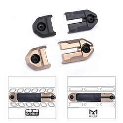 MONTURA UNIVERSAL PARA SWITCH EN ALUMINIO CNC PARA M-LOK/KEYMOD - WADSN - BK