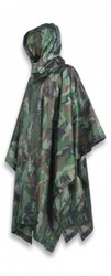 Poncho impermeable camo.