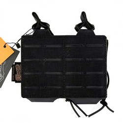 Pouch doble fusil mag bk negro