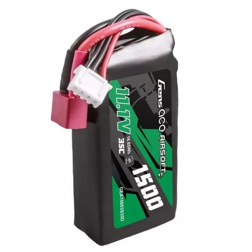 Batería Gens ace 1500mAh 35C 11.1V mini T Plug GEA15003S35D