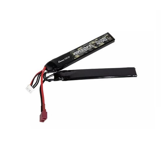 Batería Gens ace 1200mAh 25C 11.1V Nunchuck 2X T-plug GEA12003S25D2