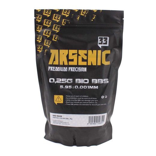 BOLAS ARSENIC KRYPTON BIO 0.25G 1KG BLANCA