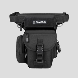 Bolso Riñonera de Pierna para Misiones y Oudoor Negro