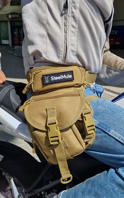 Bolso Riñonera de Pierna para Misiones y Outdoor Beige