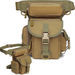 Bolso Riñonera de Pierna para Misiones y Outdoor Beige
