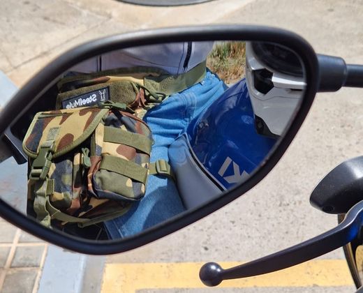 Bolso Riñonera de Pierna para Misiones y Outdoor Camuflaje woodland