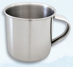 Cacillo Acero Militar 220 Ml. 8 Cm