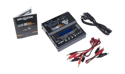 CARGADOR BALANCEADOR B6 PRO DUEL CODE CON TRANSFORMADOR DE CORRIENTE