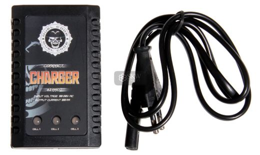 CARGADOR BALANCEADOR LIPO 2-3 CELDAS 7.4V/11.1V DUEL CODE