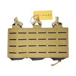 CONQUER TRIPLE RIFLE MAG POUCH tan