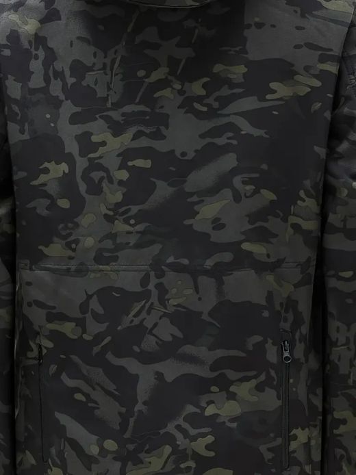Chaqueta Táctica Sofshell Impermeable Multicam black
