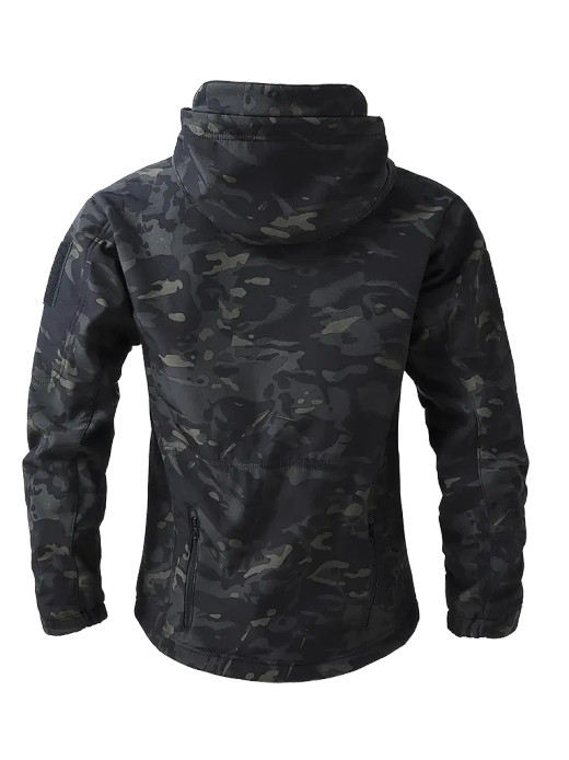 Chaqueta Táctica Sofshell Impermeable Multicam black