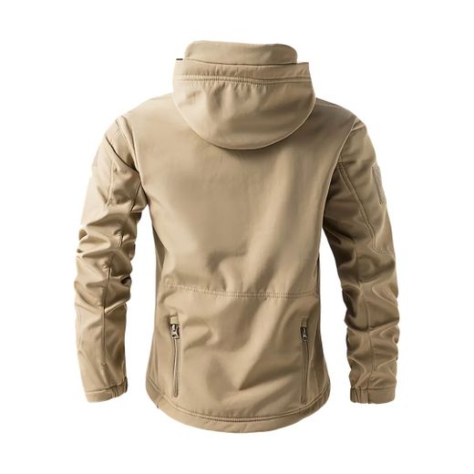 Chaqueta Táctica Softshell Impermeable Beige