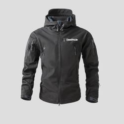 Chaqueta Táctica Softshell Impermeable Gris