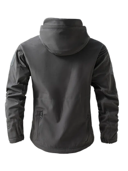 Chaqueta Táctica Softshell Impermeable Gris