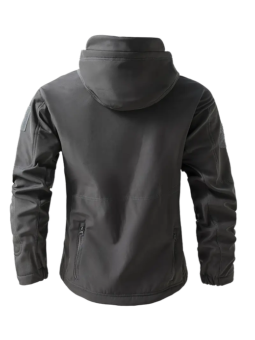Chaqueta Táctica Softshell Impermeable Gris