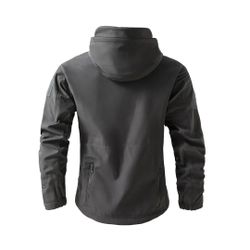 Chaqueta Táctica Softshell Impermeable Gris