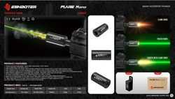 E-Shooter Tracer Unit FLARE MONO V800