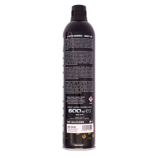 Gas ARSENIC Iron 14 Kg 600 ml sin Silicona
