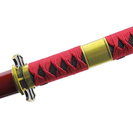 Katana one peace de 104cm acero rojo