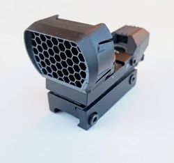 Kill flash ajustable tipo rejilla para red dot impreso en resina