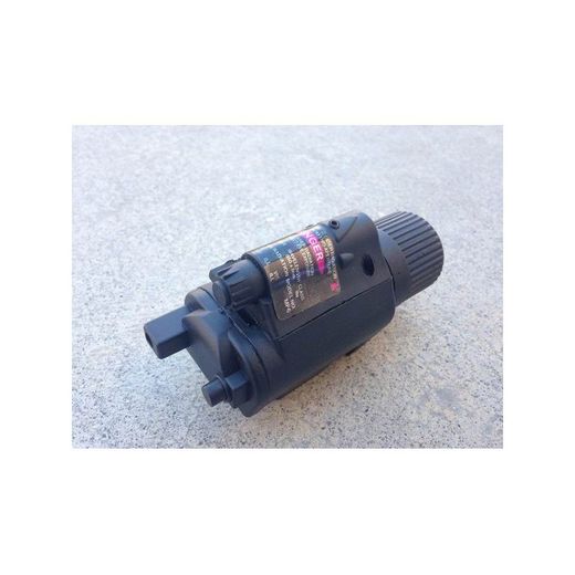 LINTERNA LED ESTILO M6 NEGRO CON LASER ROJO