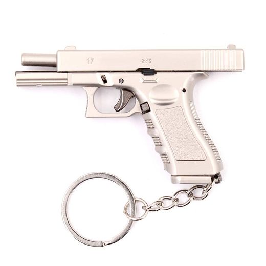 Llavero BH pistola G17 7cm plata