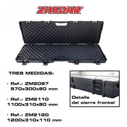 Maletin arma larga ZASDAR Mod. 2110 - 1100x310x80 mm - Negro