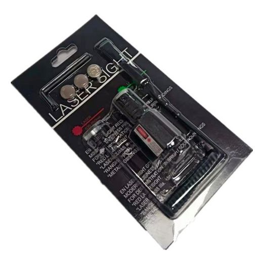 Mini laser rojo con pulsador