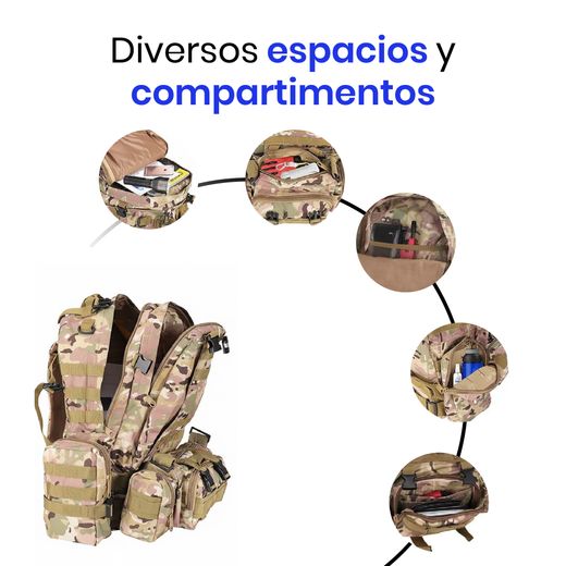 Mochila 48,5 multicam