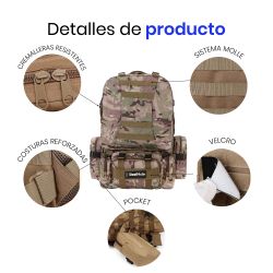 Mochila 48,5 multicam