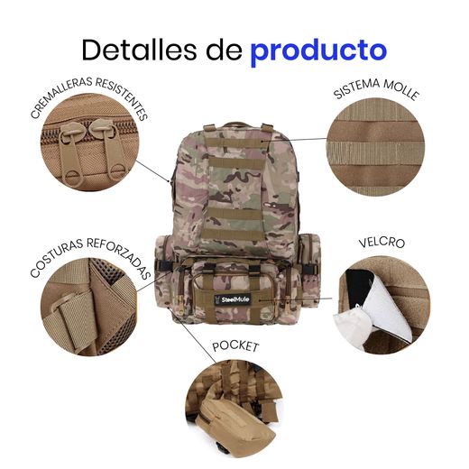 Mochila 48,5 multicam