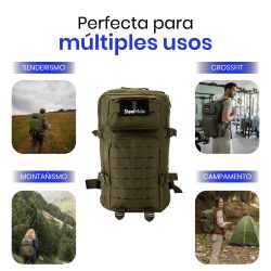 Mochila táctica 28L MOLLE compartimentos para 2 días OD