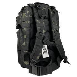 Mochila Táctica MOLLE Sixmm 45l Estilo multicam Black