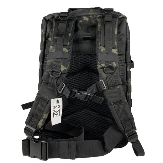 Mochila Táctica MOLLE Sixmm 45l Estilo multicam Black