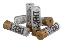 Paquete de 6 cartuchos transparentes para escopeta de airsoft BO/FABARM