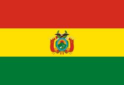 Parche Bandera Bolivia 5cmx7.5cm