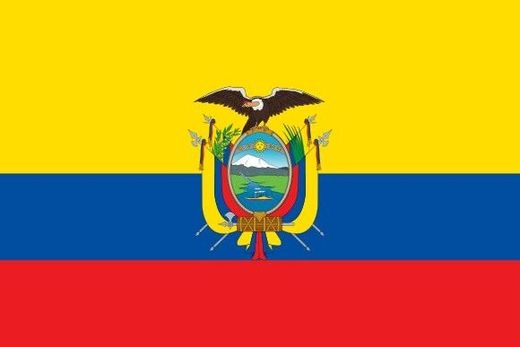 Parche Bandera Ecuador 5cmx7.5cm