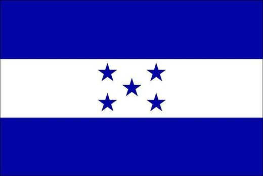 Parche Bandera Honduras 5cmx7.5cm