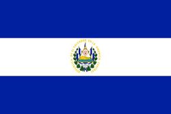 Parche Bandera Salvador 5cmx7.5cm
