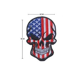 PARCHE CALAVERA USA