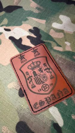 Parche España en Polipiel con Velcro – Edición Táctica