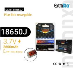 pila 18650 litio recargable 2600mah 3.7v 1865j